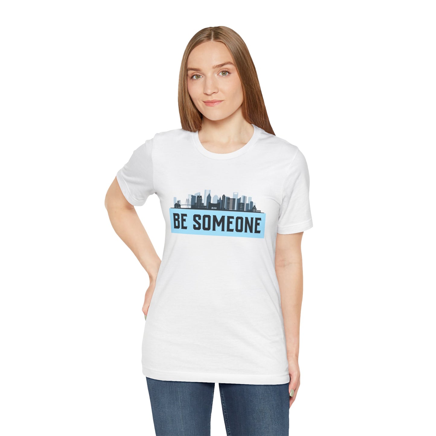 Houston Be Someone Unisex Jersey Short Sleeve Tee