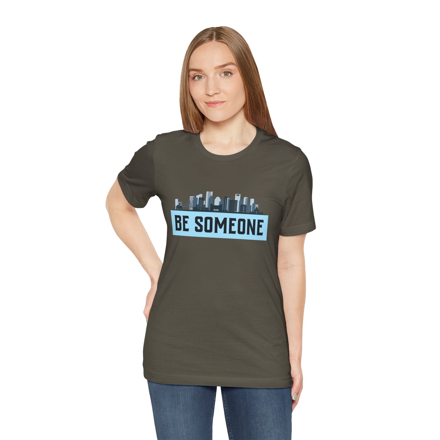 Houston Be Someone Unisex Jersey Short Sleeve Tee